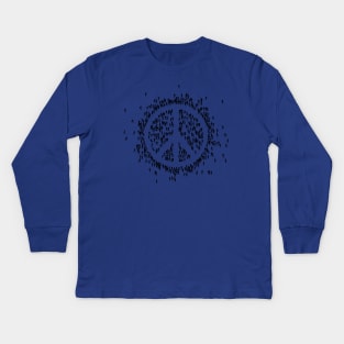 All We Are Saying... Is Give Peace A Chance Kids Long Sleeve T-Shirt